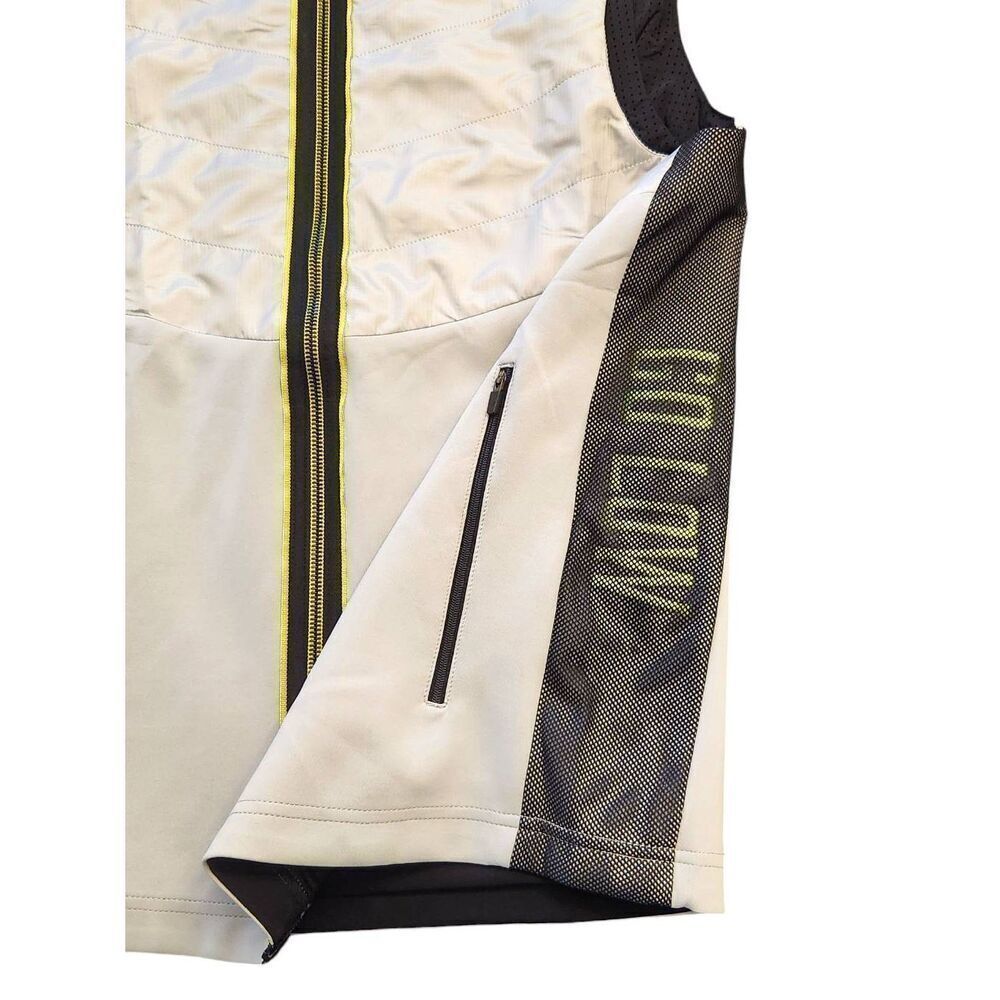 Parsons Extreme Golf x Nick Jonas Mix Media Jacket Vest NWOT $250 Gray Small - Picture 2 of 10